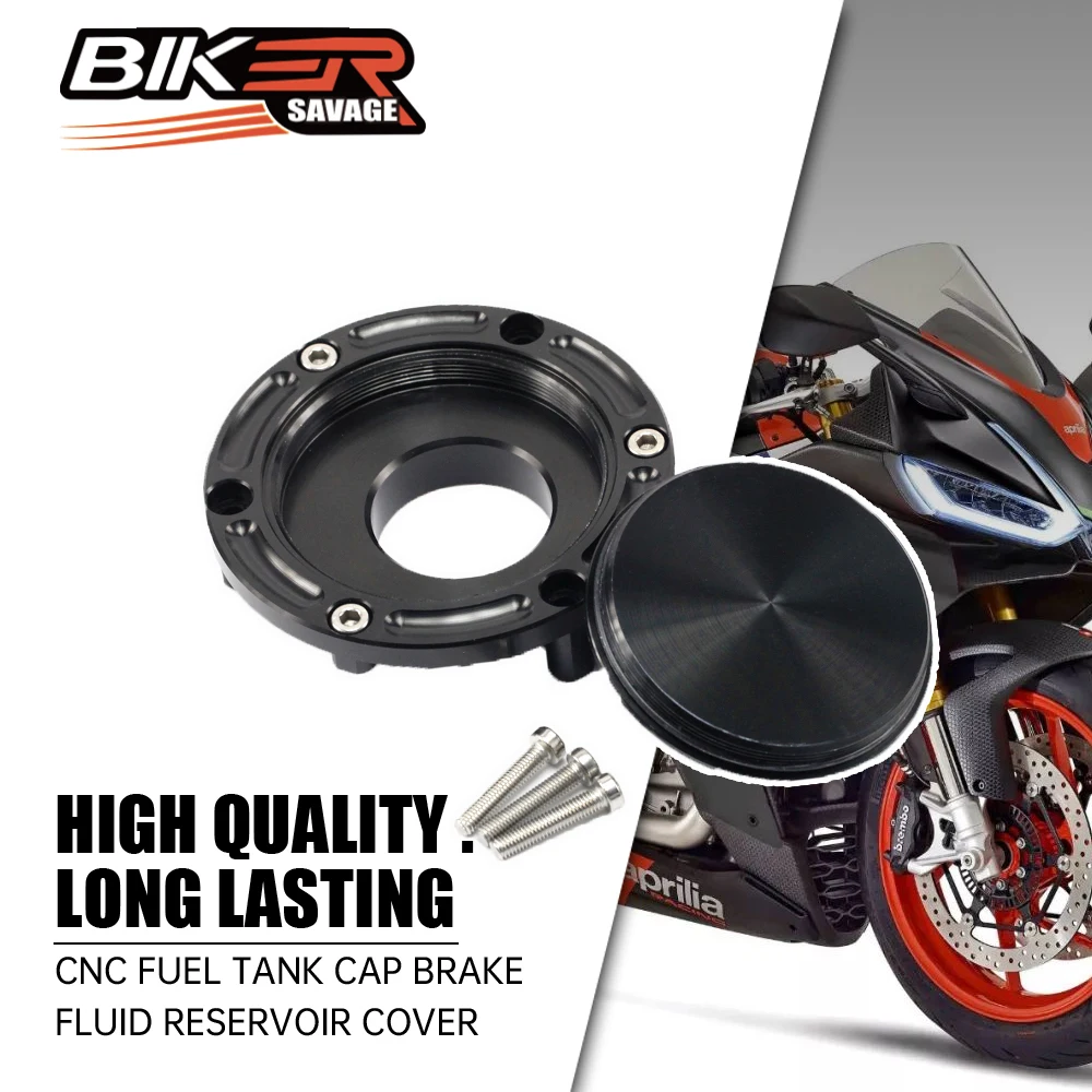 

For Aprilia RS660 Tuono 660 2020-2022 Motorcycle Fuel Tank Cap Brake Fluid Reservoir Cover Oil Pump Filter CNC Accessories