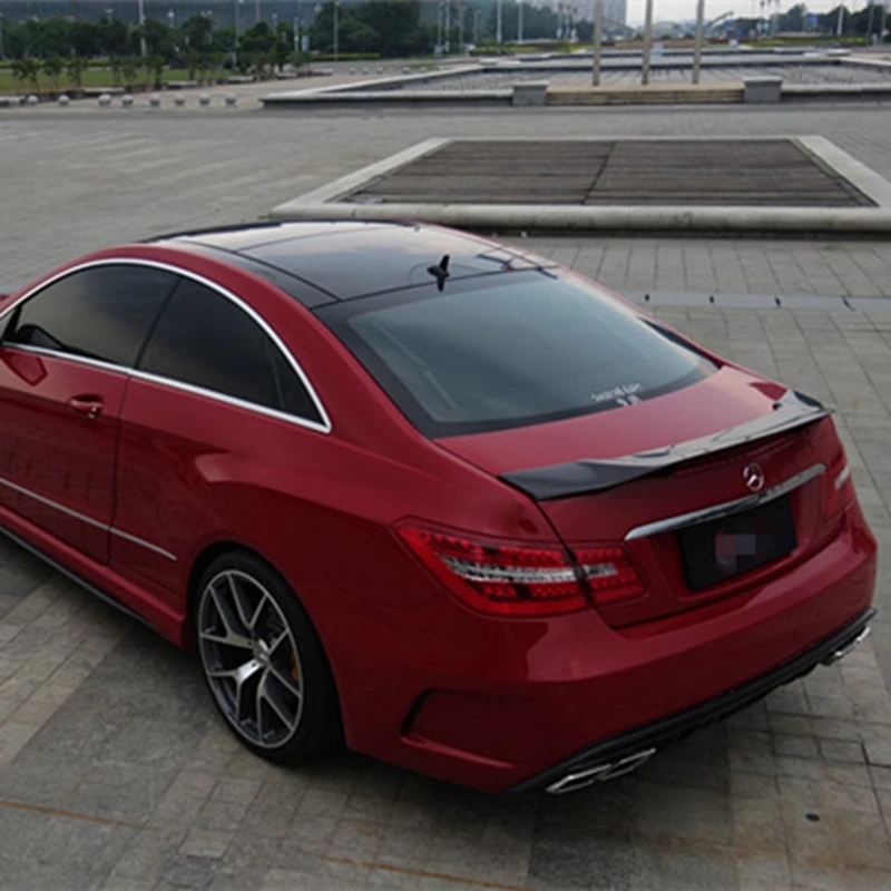 W207 C207 спойлер для багажника из углеродного волокна R Style Wing Для Mercedes E Class Coupe 2010 2016