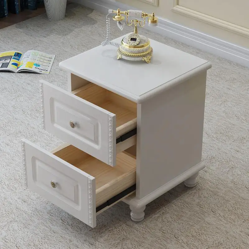 Recamaras Schlafzimmer Chambre Mesa Auxiliar European Wooden Mueble De Dormitorio Bedroom Furniture Cabinet Quarto Bedside Table |