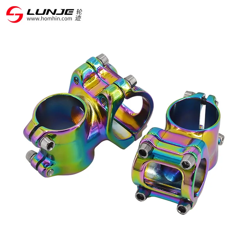 

LUNJE Bicycle Stem 35mm Ultra Light Aluminum Alloy Short Stem Road Rod Bicycle Parts