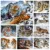MomoArt алмазная мозаика полная тигр алмазная вышивка  животные зима картина стразами  живопись вышивка крестиком декор для дома подарок ручной работы - изображение