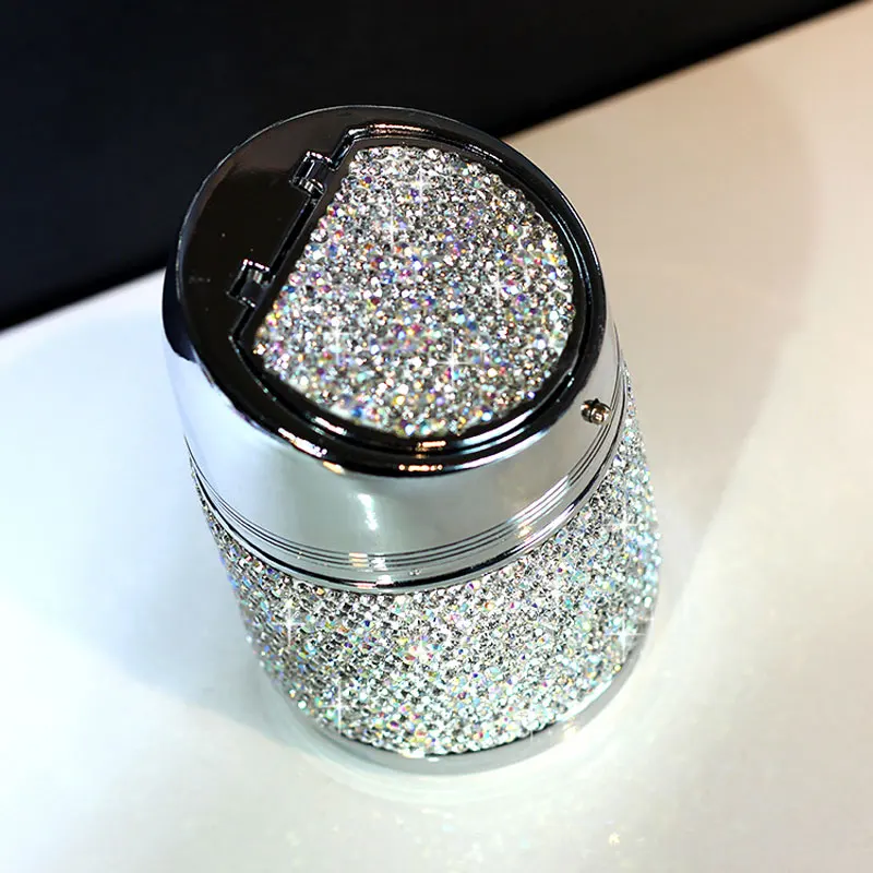 Портативный многофункциональный Алмазный дом с крышкой пепельницы для