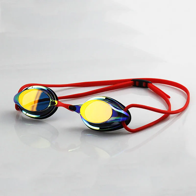 

Spectacles Protection Swimming Anti-Fog Glasses Goggles Gel Professional UV Plating Waterproof Silica Competition Racing Diving
