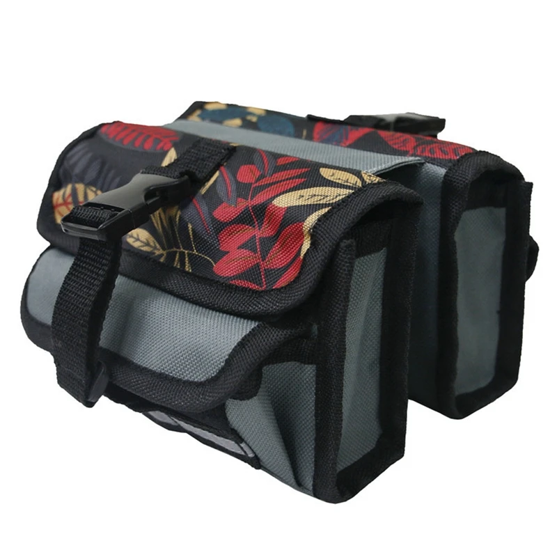 

Bike Top Tube Front Frame Bag Universal Bicycle Handlebar Twin Bag for MTB Road Bike