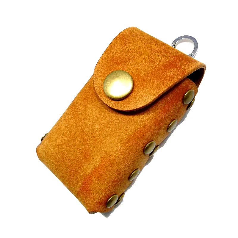 Чехол для ключей blongk из кожи ручной работы органайзер дома чехол с заклепками на