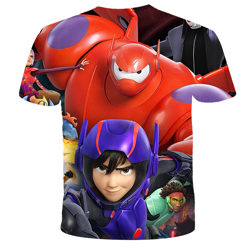 

Big Hero 6 Big White Deformation action figure 3DT T-shirt children's toy holiday gift in 2021