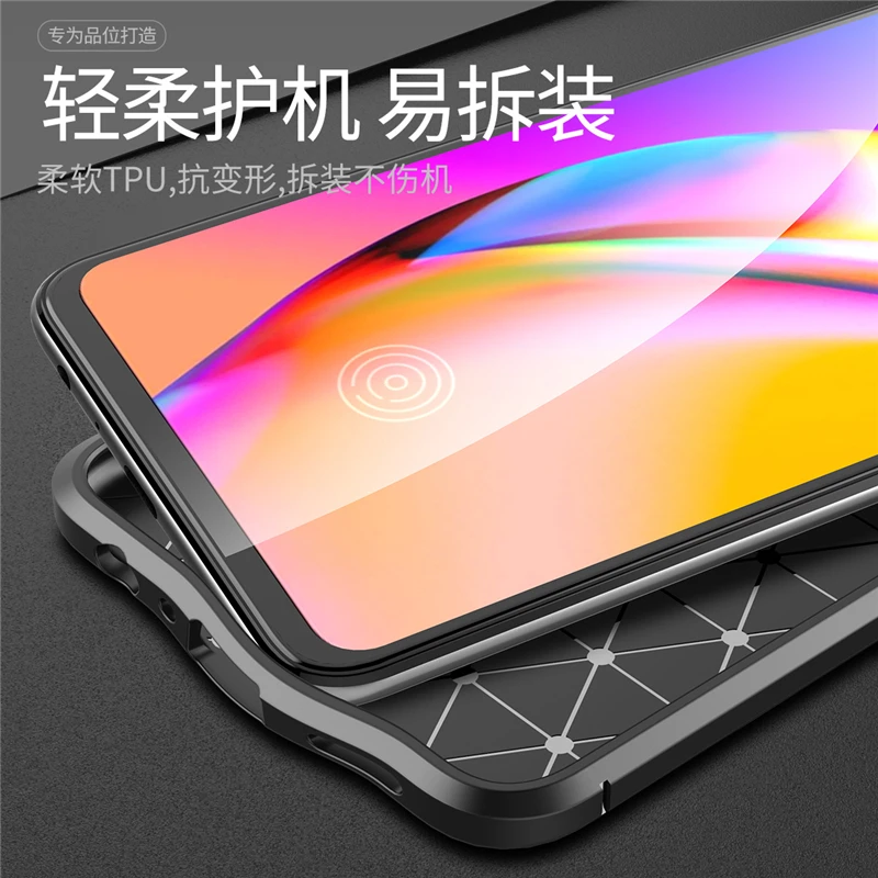 For Cover Oppo Reno5 F Case Shockproof TPU Bumper Soft Silicone Leather Back Cover Reno 5F 5 Pro Plus Phone Case For Reno 5F