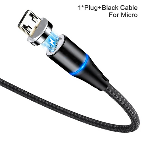 Магнитный кабель для 3A быстрая зарядка 3 0 зарядное устройство Micro USB Тип C iPhone 7