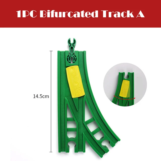 All Kinds Wooden Track Railway Toys Beech Wooden Train Track Accessories fit for Brand Tracks Educational Toys for Children images - 6
