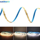 Мягкая Светодиодная лента 320 LED s FOB светильник в 24 в 8 цветов 3000K 4000K 6000K теплый естественный холодный белый цвет домашний декор COB лента лампа