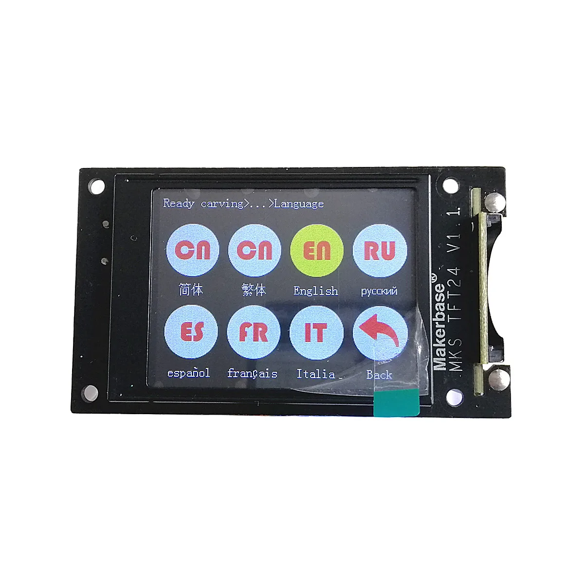Панель управления с ЧПУ GRBL 1 контроллер без линии ЖК дисплей MKS TFT24 лазерный