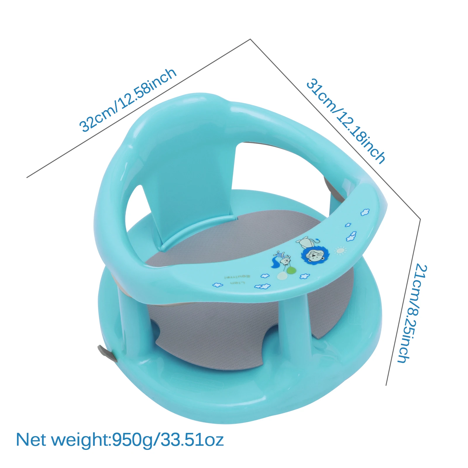 

Children Shower Bath Chairs Baby Bath Chair Infant Bathtub Tub Seat Anti-Slip Body Support Suction Chair Removal Bathtub Seats