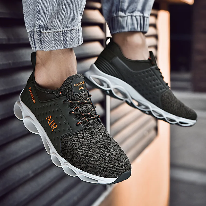 Мужские кроссовки; дышащая повседневная обувь; красовки; Mocassin Basket Homme; удобные легкие кроссовки; Chaussures для мужчин