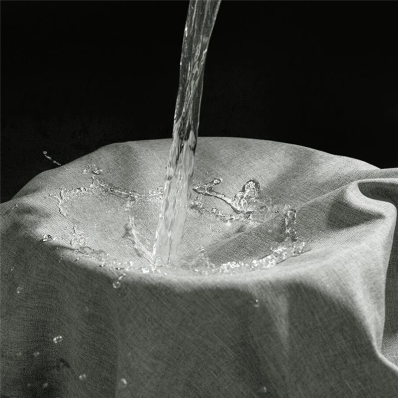 Занавеска для душа водонепроницаемая имитация льна | Дом и сад