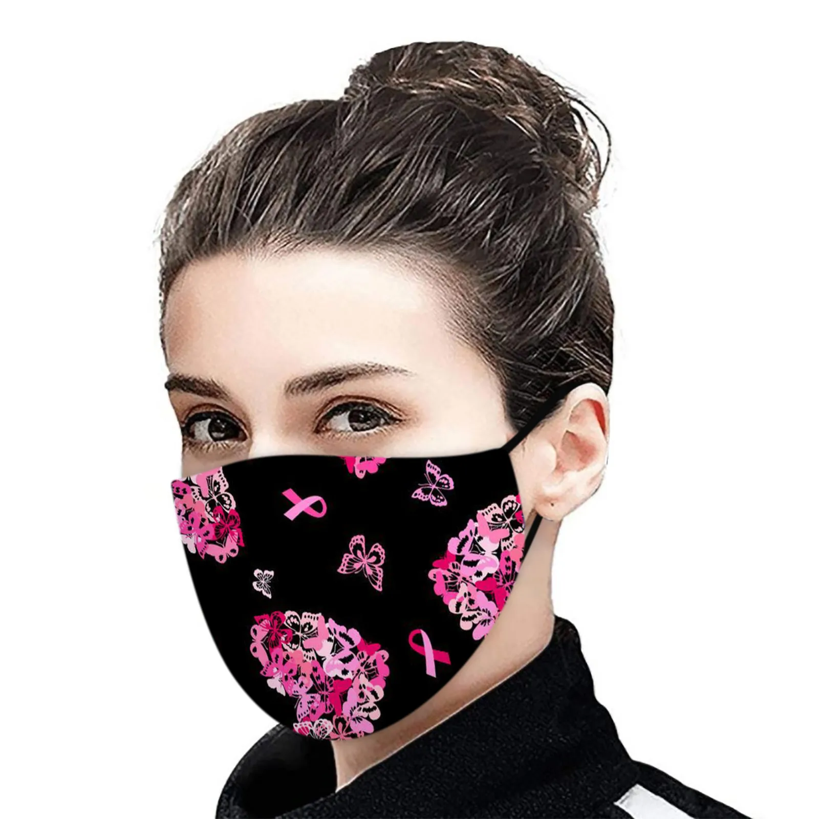 

5pcs Adult Breathable Flower Face Mask Printed Masks Fabric Protective Anti-Dust Mouth Cover Washable Reusable Mask #108