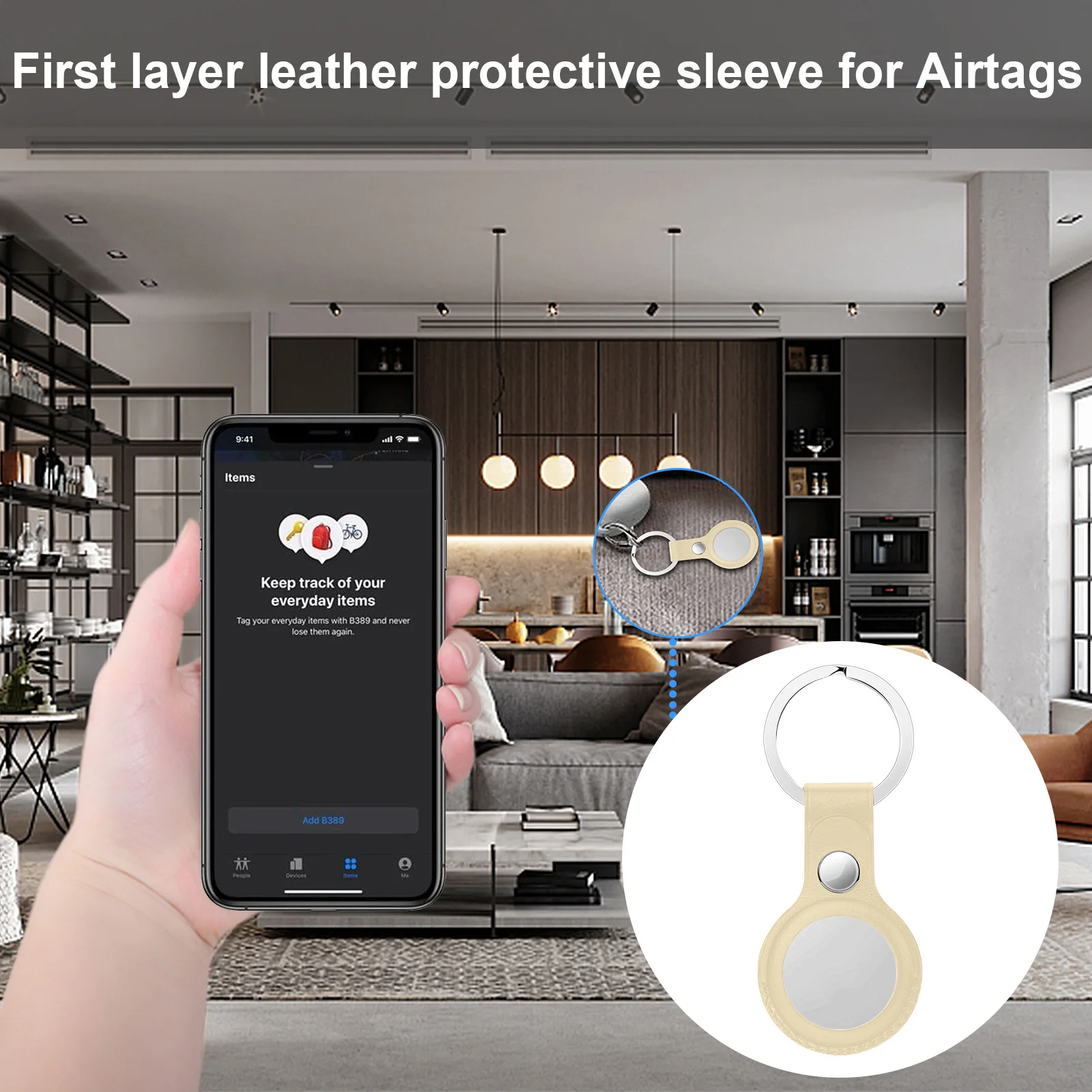 

For Airtags For Iphone Bluetooth Tracker Cover Finder Protective Case Key Accessories Automotive Interior Supplies Drop Shipping