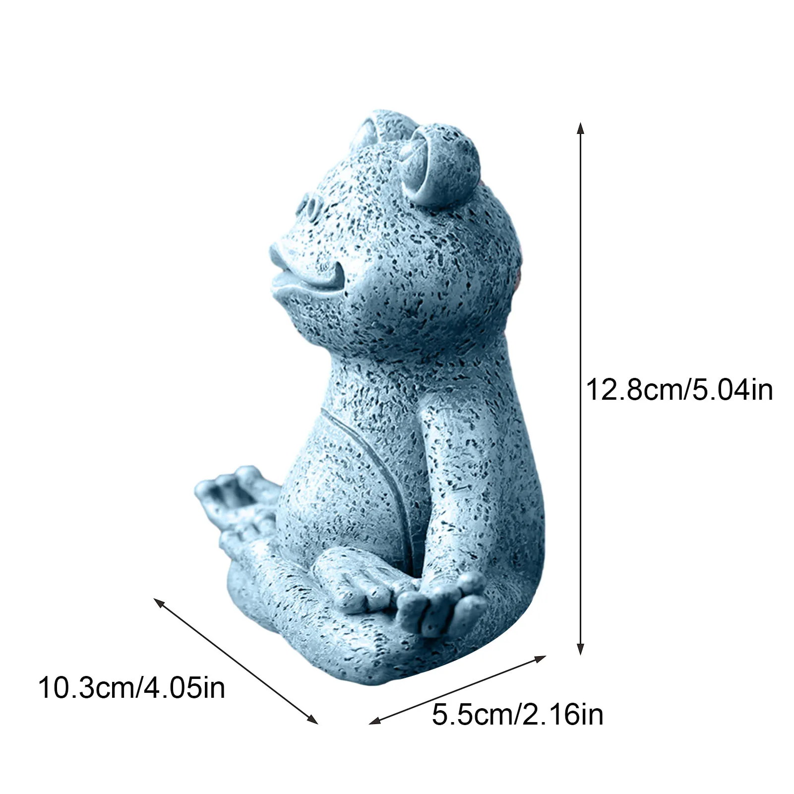 

Garden Meditation Yoga Dog Cat Frog Statue Collectable Exquisite Statues Office Desk Decoration Ornament Outdoor Home Decor