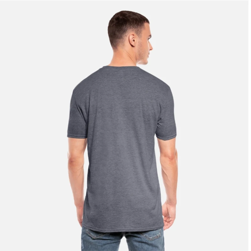 Футболка мужская хлопковая с графическим принтом Повседневная модная рубашка