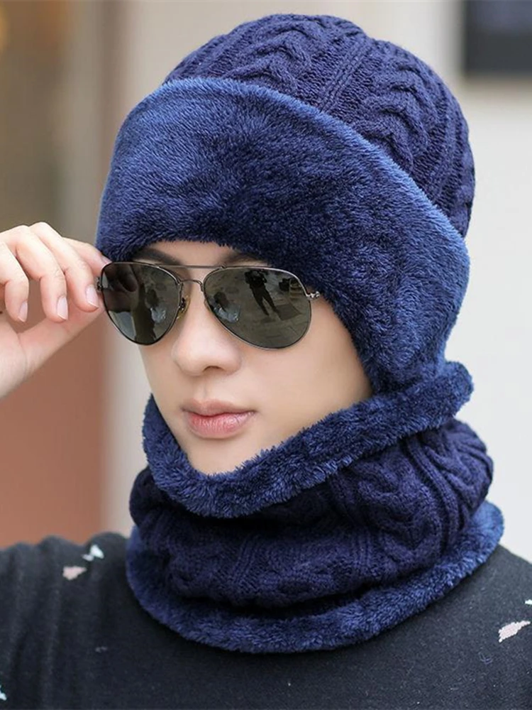New Unisex Add Fleece Lined Winter Hat 