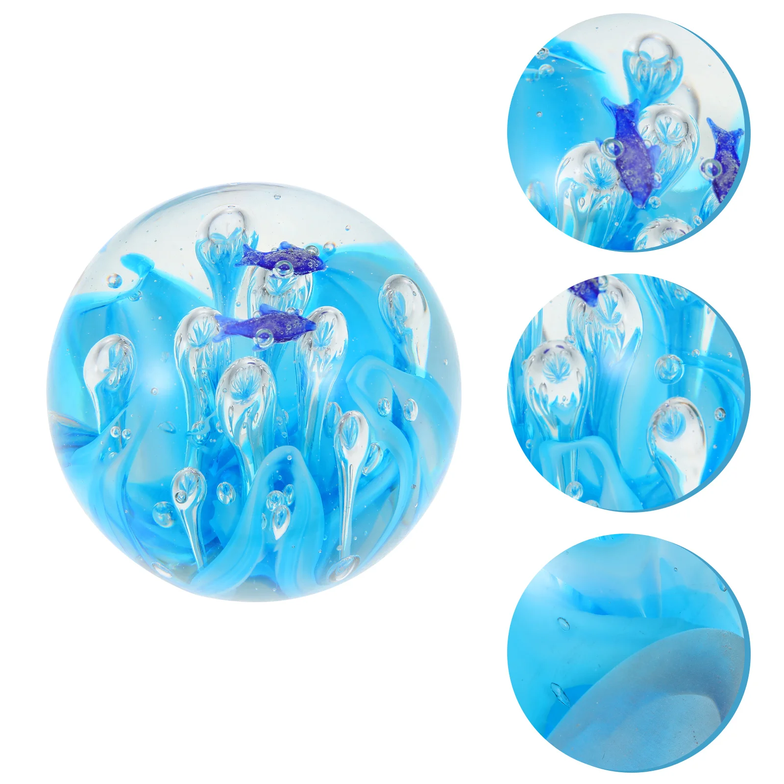 

Delicate Glass Globe Home Decor Desktop Adornment Creative Housewarming Gift