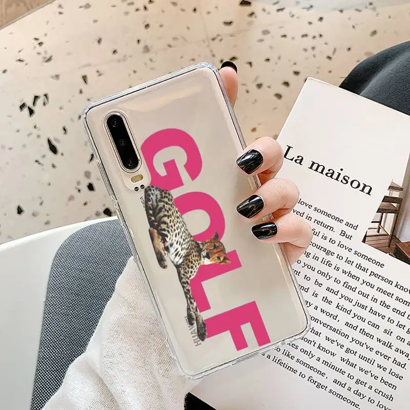 

Tyler Creator golf Phone Case Transparent for Huawei P20 P30 P40 lite pro P smart 2019 honor 8x 10i