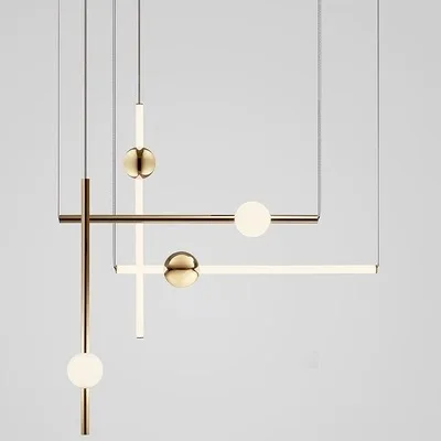 

Современная светодиодсветильник Потолочная люстра со стеклянными шариками, рождественские украшения для дома