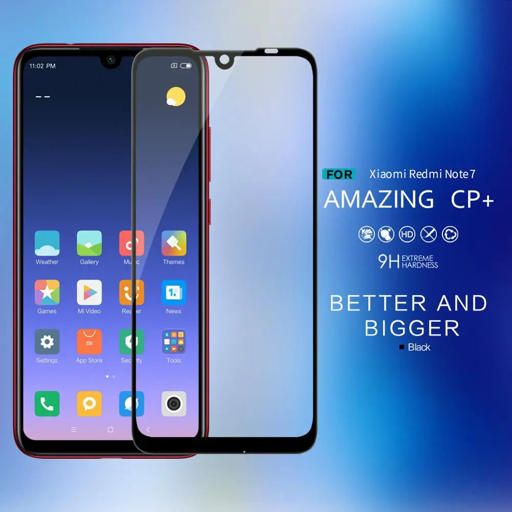 Nillkin для Xiaomi Redmi Note 7 Note7 Pro Закаленное стекло протектор экрана 2.5D полное покрытие защитное стекло на Redmi Note 7 7s
