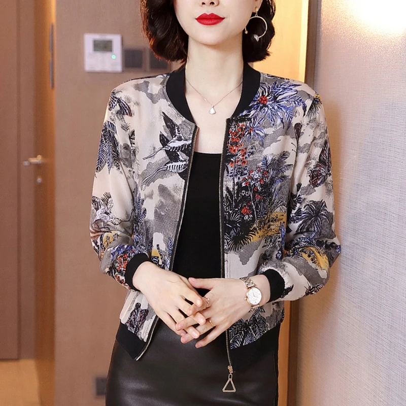 Женская летняя куртка бомбер с круглым вырезом размеры до 5XL|Женские куртки| |