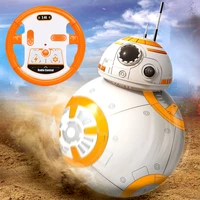 fast shipping bb 8 ball rc robot bb8 action figure bb 8 droid robot 2 4g remote control intelligent robot bb8 model kid toy gift