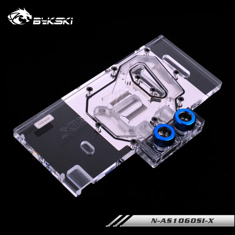 Bykski полный Чехол gpu кулер для ASUS GTX 1060 O3G GAMING/ASUS -O3G-LOL блок водяного охлаждения