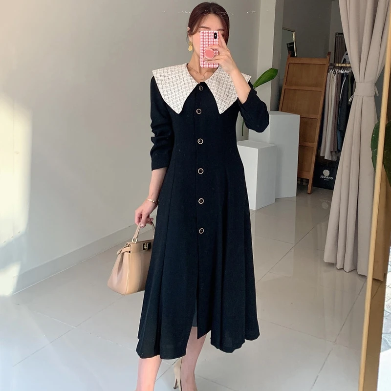 Spring Autumn New Fashion Female Button Long Sleeve Office Lady Solid Shirt Dress Women Casual Slim New Dress spring autumn new fashion female button long sleeve office lady solid shirt dress women casual slim new dress