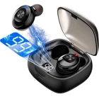 TWS беспроводные наушники стерео HiFi Bluetooth наушники спортивные мини настоящие Беспроводные наушники с микрофоном гарнитура для телефона