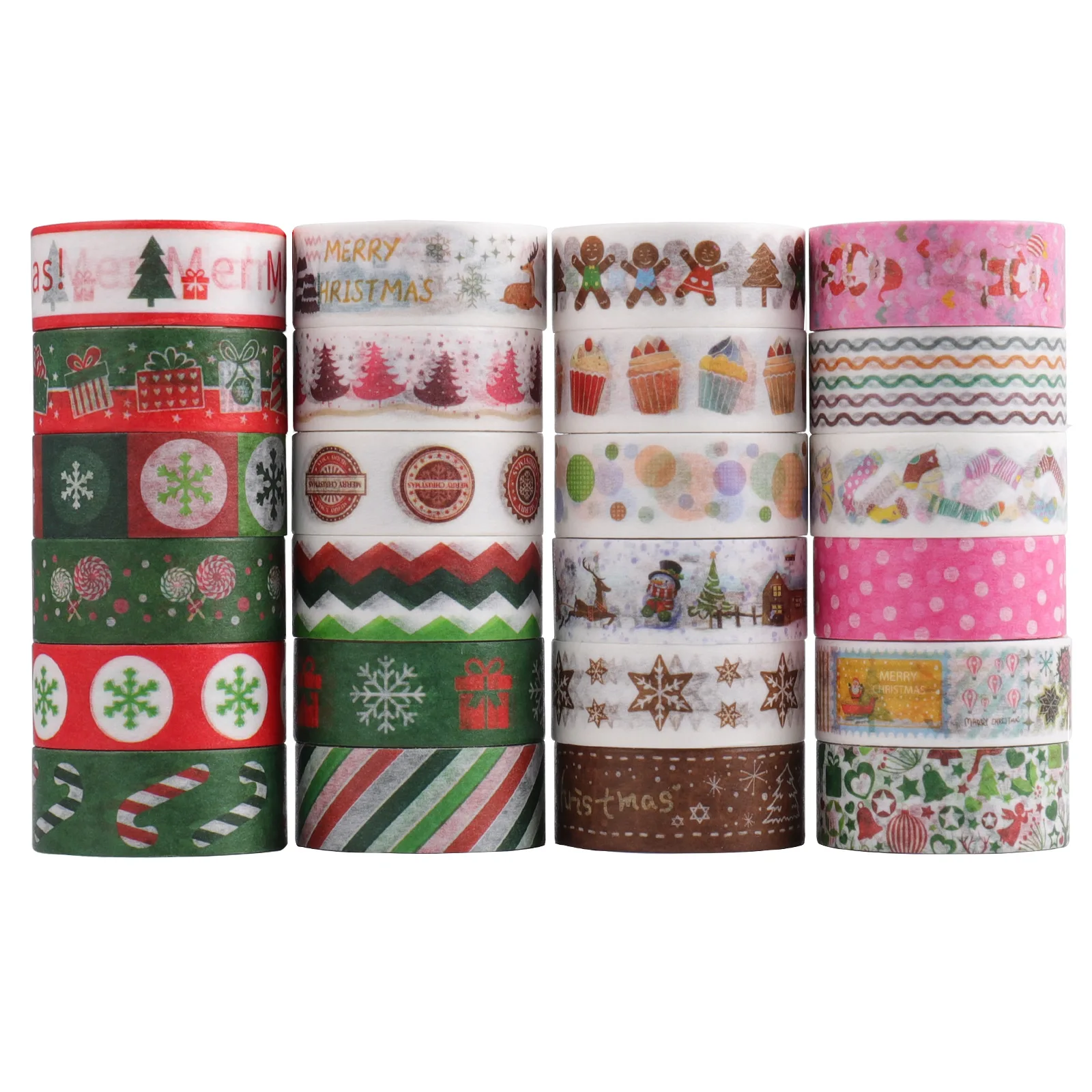 

24 шт., разноцветные клейкие ленты для укравечерние дома, 15 мм х 2 м