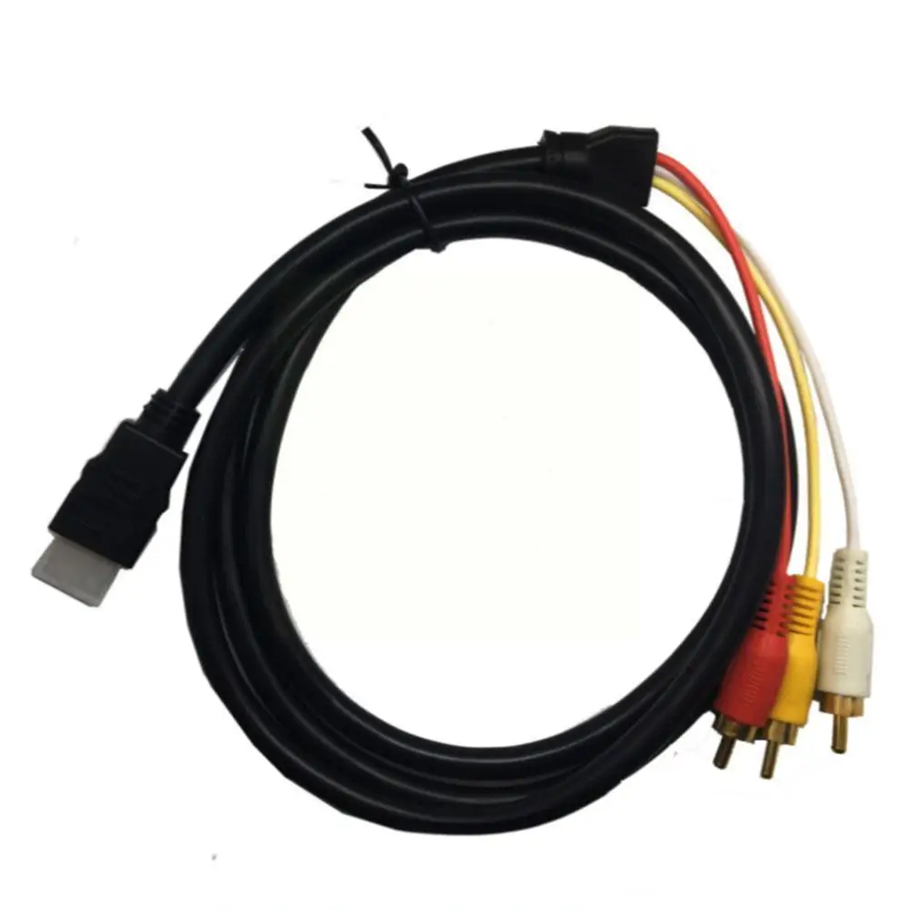 Новые Позолоченные разъемы 5 футов 1 м 1080P HDTV папа AV патч-корд для передачи сигнала