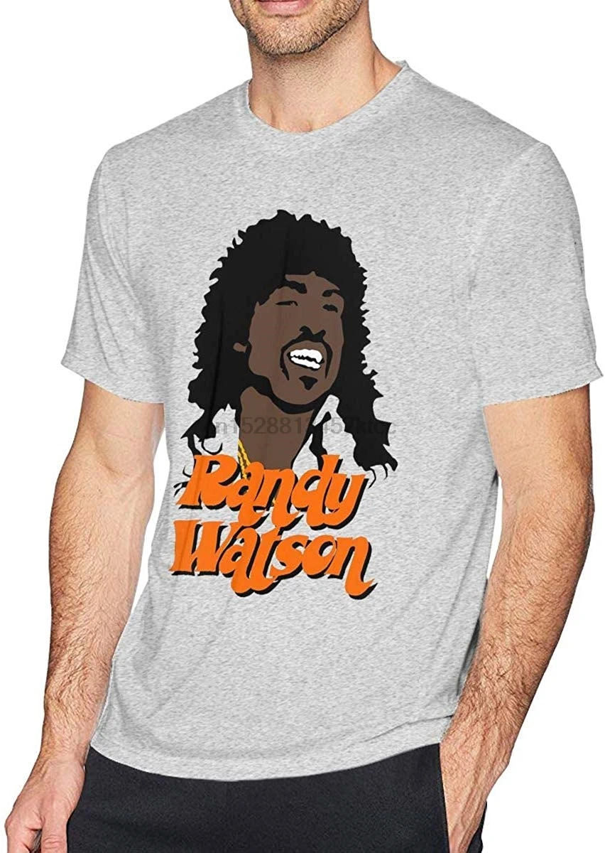 Xindas мужские повседневные футболки с круглым вырезом Randy Watson |
