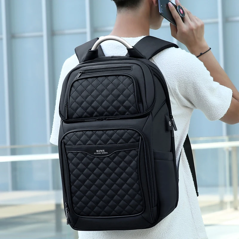 

Anti-theft Bag Men Laptop Rucksack Travel Backpack waterproof Large Capacity Business USB Charge College Student School bags