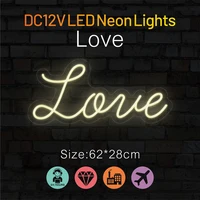 Love Custom LED Neon Sign Personalized Billboard Creative Gift Wall Decor For Room Home Bar Celebration Decorative Light