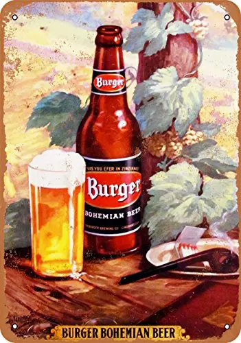 

Metal Sign - Burger Bohemian Beer - Vintage Look