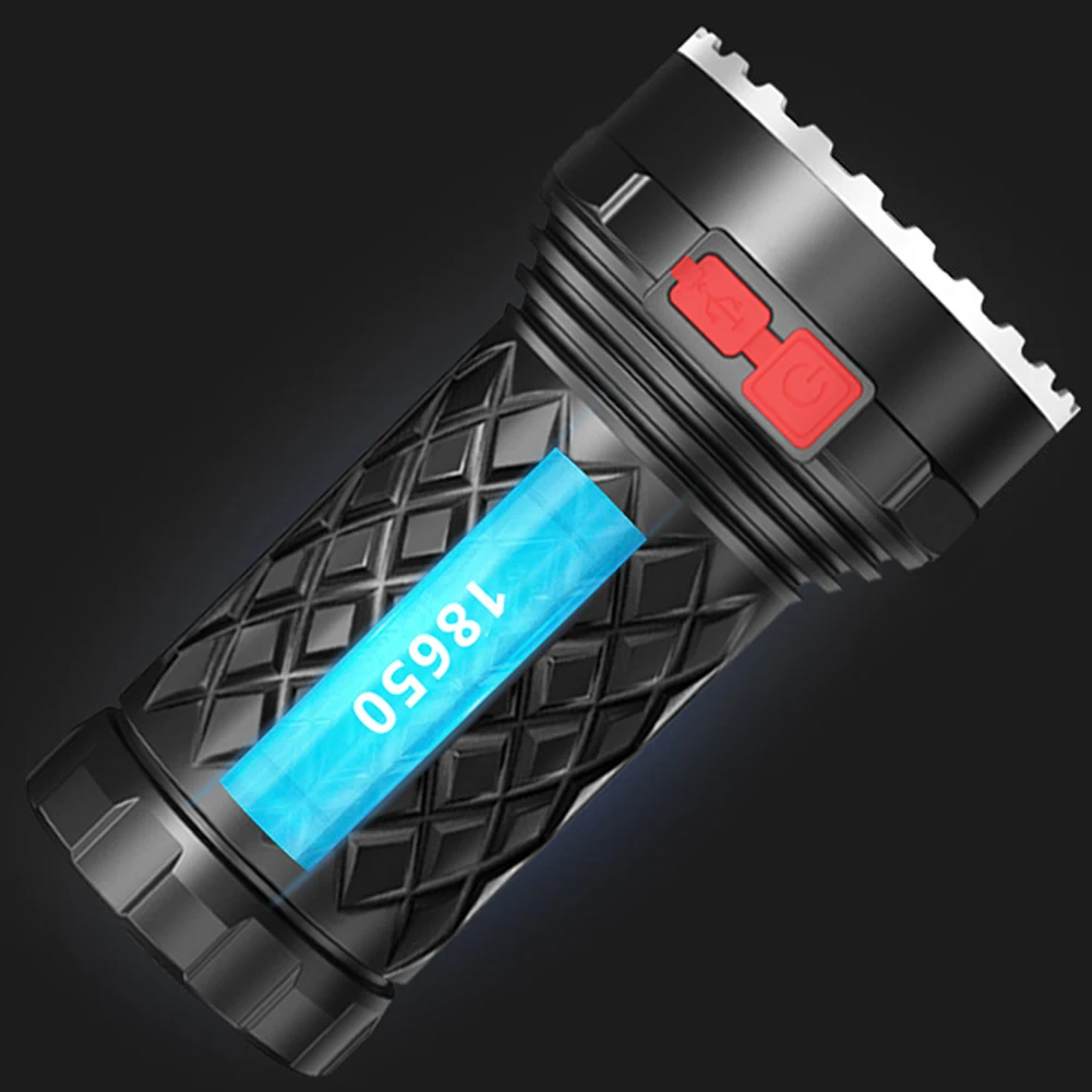 

Миниатюрный светодиодный фонарик, мощный уличный фонарь с зарядкой от USB, ручной светильник для кемпинга, путешествий, осветительный прибор