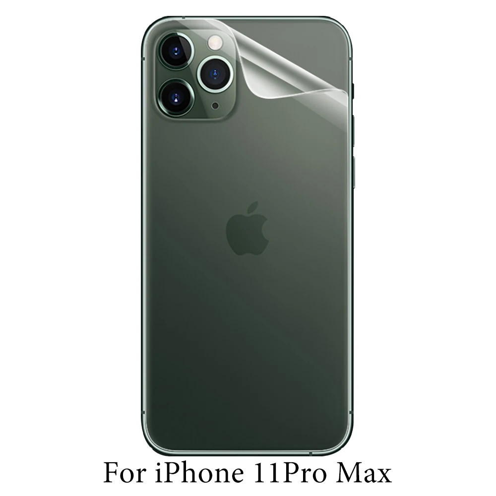 Устойчивая к царапинам задняя пленка для iPhone 11 Pro Max X XR XS задняя наклейка для iPhone 11Pro X XR XS Max Гидрогелевая мягкая пленка не стекло