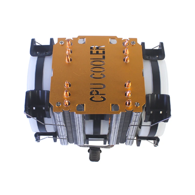 Кулер для процессора кулер ЦП с 6 тепловыми трубками 4 контакта ШИМ два башенного