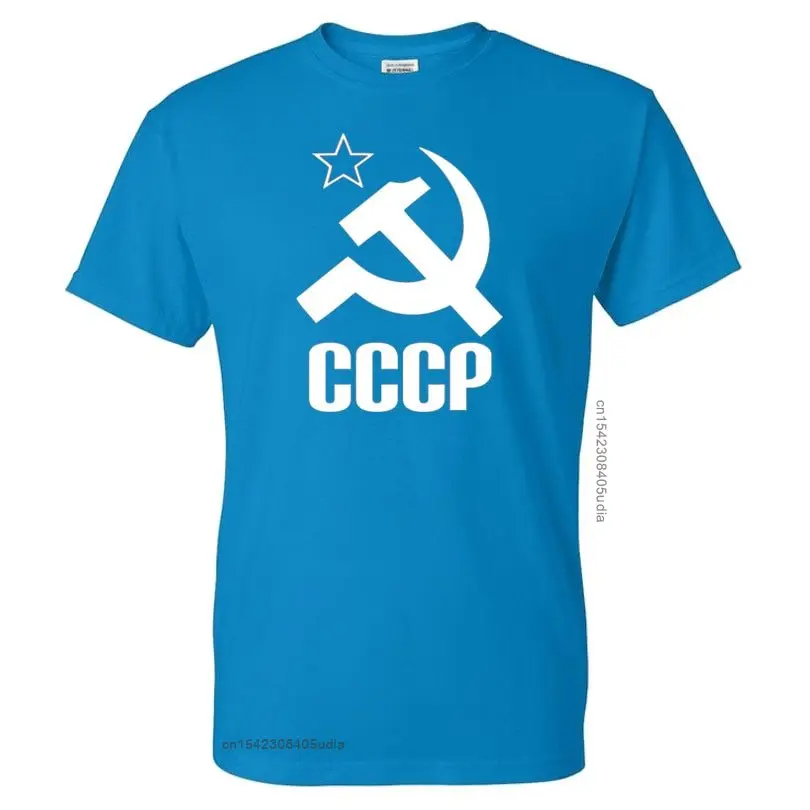 Summer Boutique T-Shirt Ussr Cccp T-Shirt Men The Soviet Russia T Shirt Men Short Sleeve Male Shirt Comfortable Top