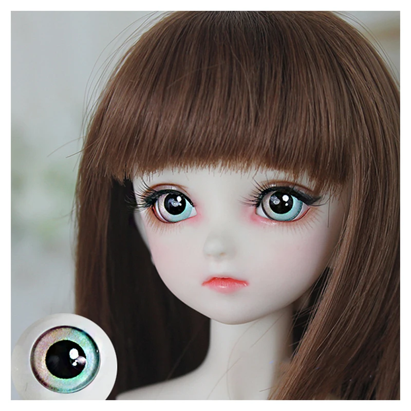 Кукольные глаза 14 мм 16 18 для шарнирных кукол модели 1/6 1/4 1/3 BJD SD DD аксессуары