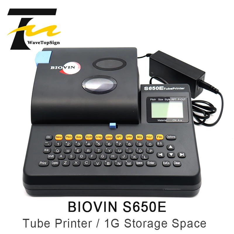 Купи S650E English Version Cable label ID Printer Electronic Lettering machine PVC Tube Shrink Tube Printer за 21,418 рублей в магазине AliExpress