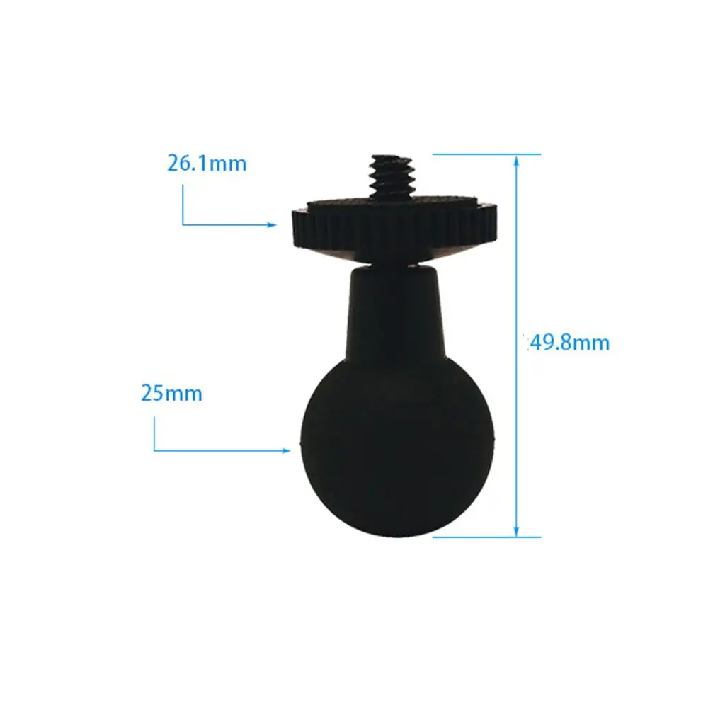 Ball head adapter Шаровой головкой адаптер-зажим для мобильного телефона Автомобильная Подставка для GPS мотоциклетные база горный велосипед стенд для Gopro/yi для sony Спортивная Экшн-камера Камера - Цвет: Ball head adapter