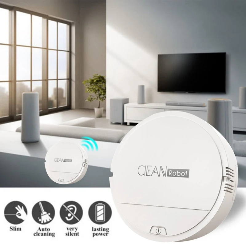 Интеллектуальный автоматический подметальный робот бытовой USB Перезаряжаемый