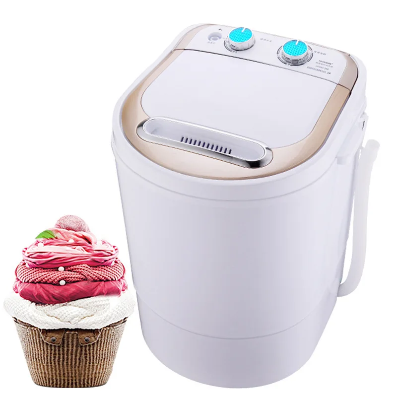 Small mini washing machine semi-automatic small washing machine with drainage washing machine portable