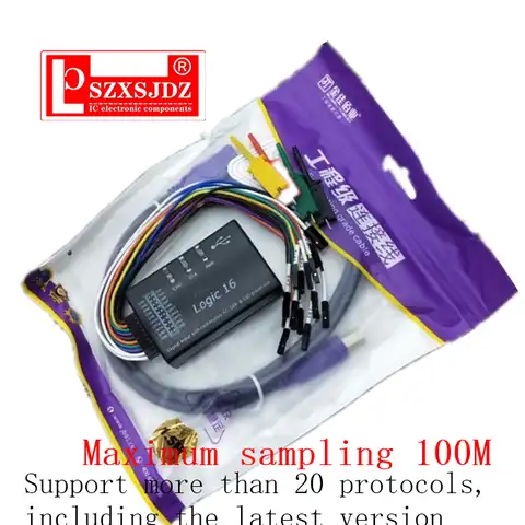 Saleae16 USB логический 100 МГц 16Ch логический анализатор для ARM FPGA