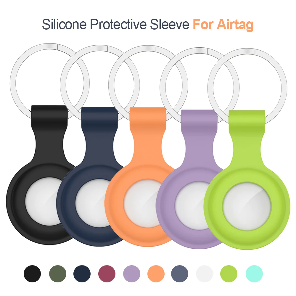 

Protective Case for Apple Airtags Protect Cover For Airtags Locator Tracker Anti-lost Device Keychain Protector