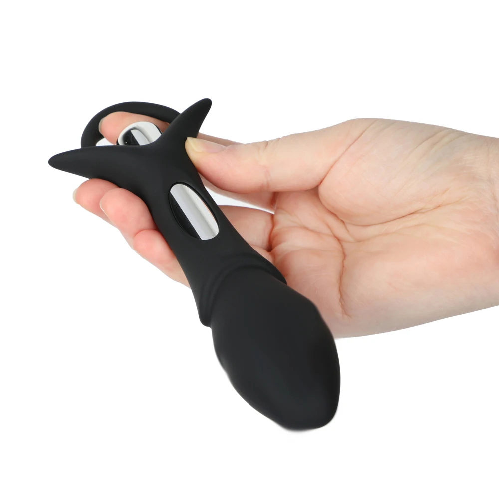 Вибрирующие анальные бусы массаж простаты Анальный Вибратор Анальная пробка